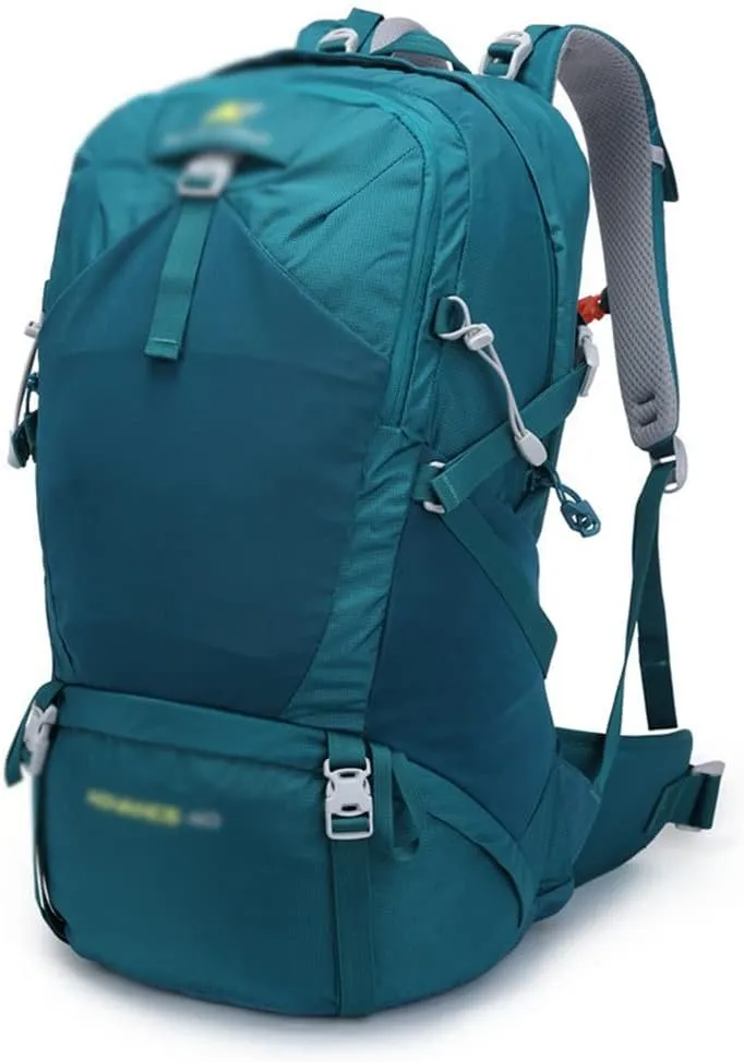 40L Outdoor Backpack Mountaineering Hiking Backpack Mountaineering Hiking Bag Sports Backpack(Argento)