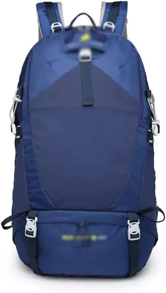 40L Outdoor Backpack Mountaineering Hiking Backpack Mountaineering Hiking Bag Sports Backpack(Argento)