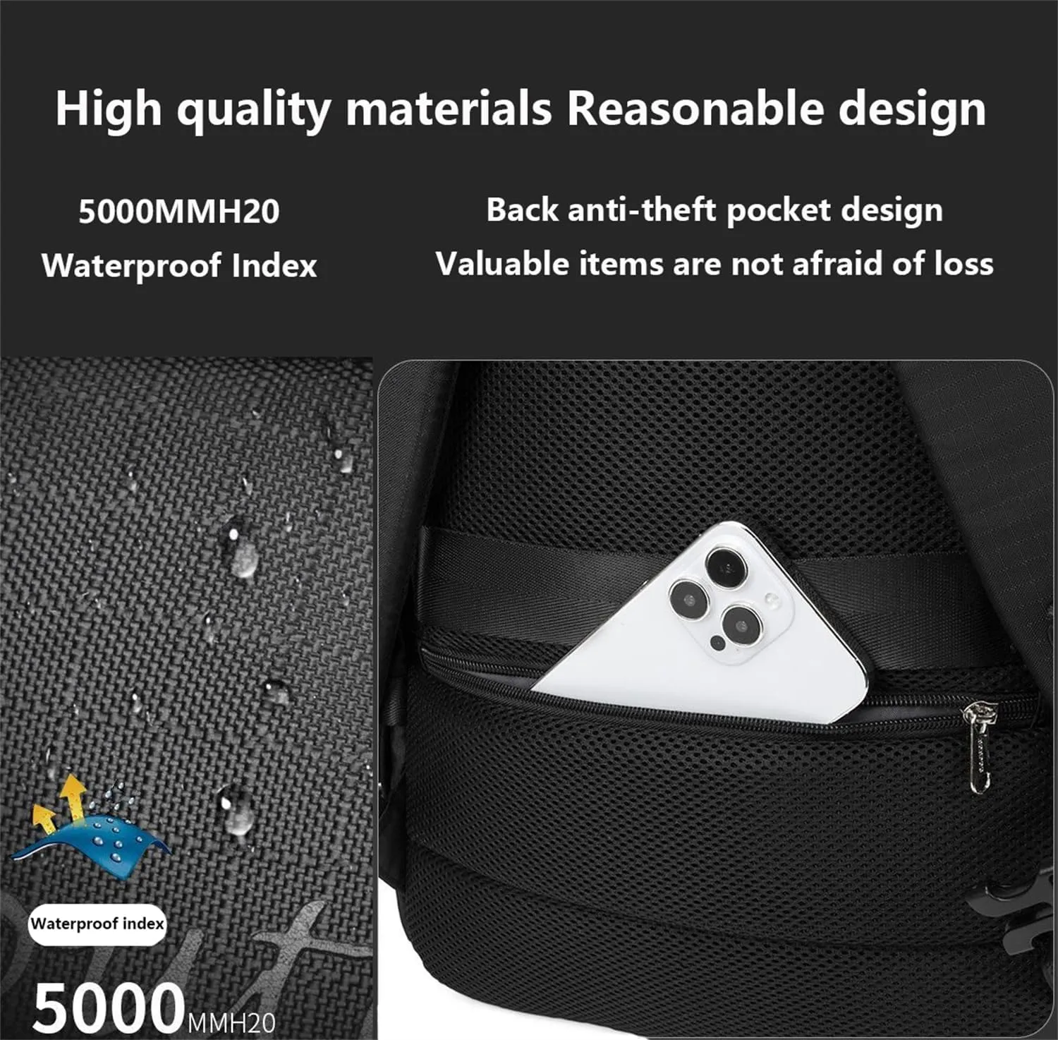 40L Waterproof Lightweight Hiking,camping,travel Backpack for Men/Women (Grey,40L)
