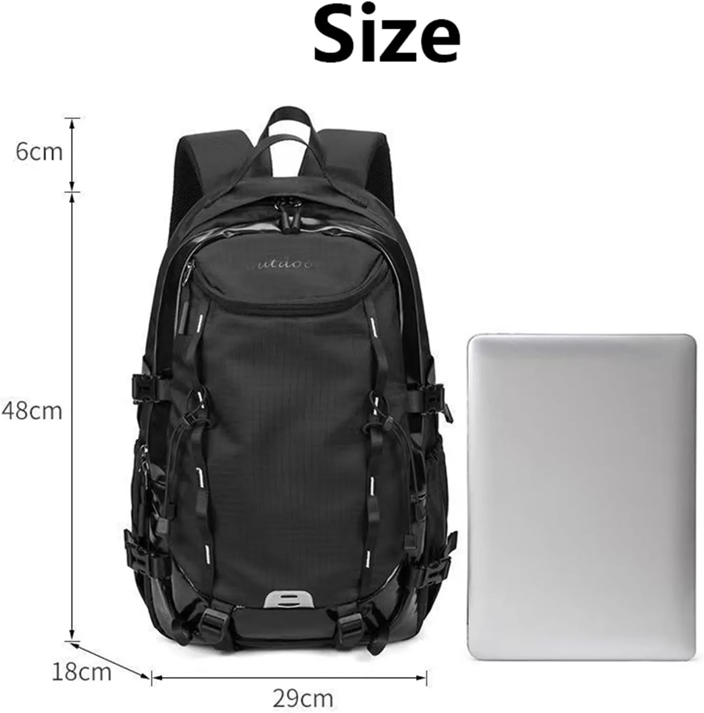 40L Waterproof Lightweight Hiking,camping,travel Backpack for Men/Women (Grey,40L)