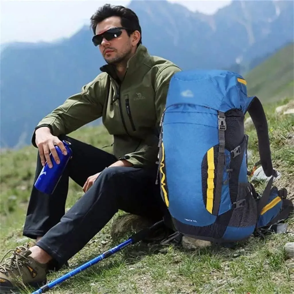 45L Mountaineering Hiking Backpack Camping Backpack Travel Sports Bag Mountaineering Hiking Backpack
