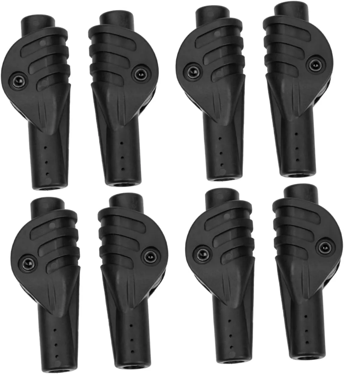 4sets Carbon Fiber Tent Pegs Replacement for Camping Beach Tent Poles DIY Joints Support Rod Connectors Lightweight Accessories 2pcs*4
