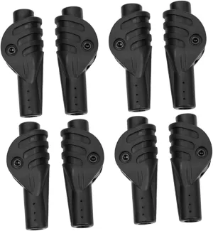 4sets Carbon Fiber Tent Pegs Replacement for Camping Beach Tent Poles DIY Joints Support Rod Connectors Lightweight Accessories 2pcs*4