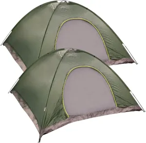 (5 Pack of) 5 to 6 Person Tent All Season Pop Up Waterproof for Camping Groups, Immigrants, Disaster Relief, Homeless People Bulk Cold Weather Tents