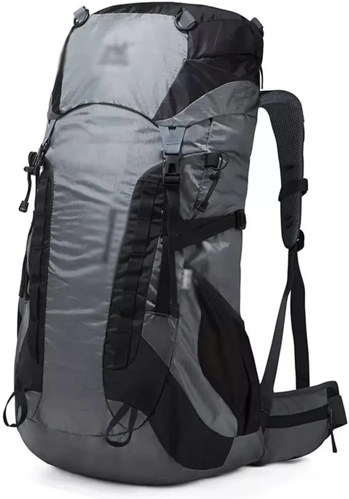 52L Outdoor Mountaineering Bag Mountaineering Backpack Mountaineering Sports Bag with Rain Cover