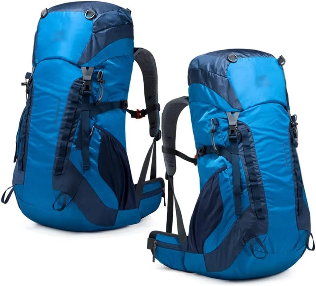 52L Outdoor Mountaineering Bag Mountaineering Backpack Mountaineering Sports Bag with Rain Cover
