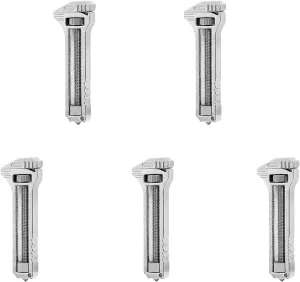5PCS Titanium Strength Compact CNC Machined Multitool with Bottle Opener Tungsten Attack Head Nail Puller Caliper Lightweight Pocket Size Portable Modern Survival Gear