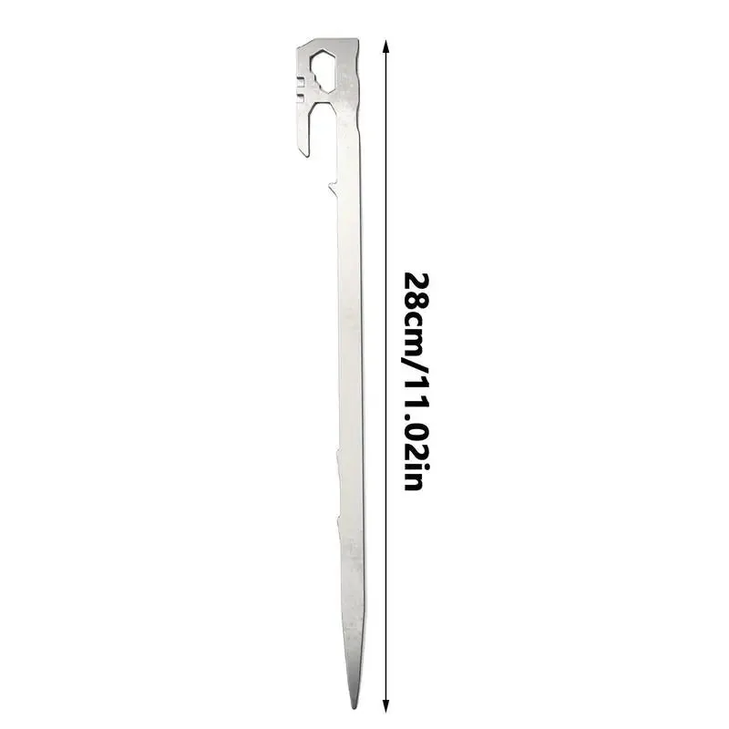 6 Pcs Stainless Steel Canopy Tent Pegs Set