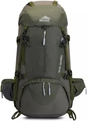 60L Mountaineering Bag Travel Backpack Outdoor Camping Rucksack Men's Backpack (A,As the picture shows)