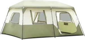 8 Person Camping Tent Setup in 60 Seconds with Rainfly & Windproof Tent with Carry Bag for Family Camping & Hiking