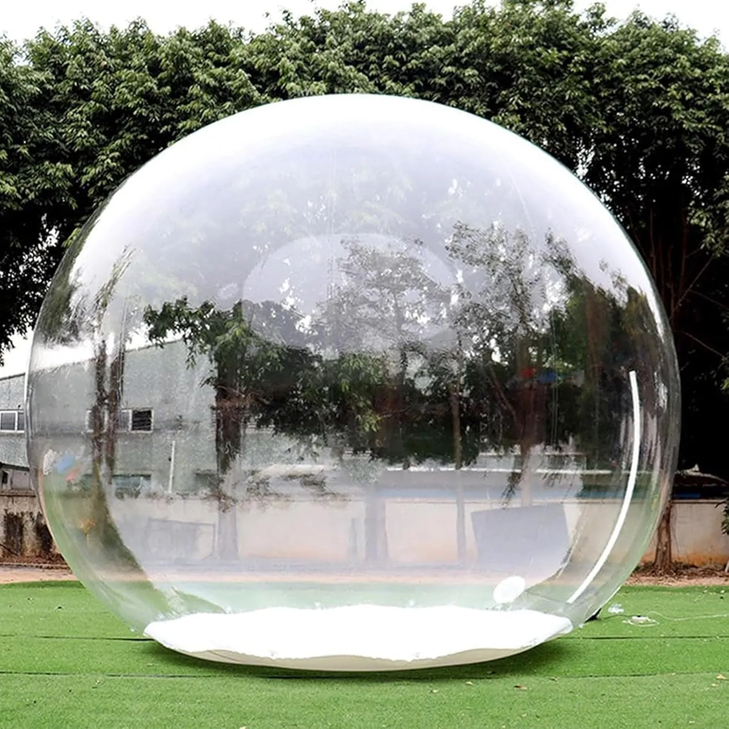 8Ft/13Ft Inflatable Bubble Camping Tent, Bubble House Outdoor Screen House, With Air Blower, For Diy Outdoor Family Backyard Camping Stargazing,220v-13ft