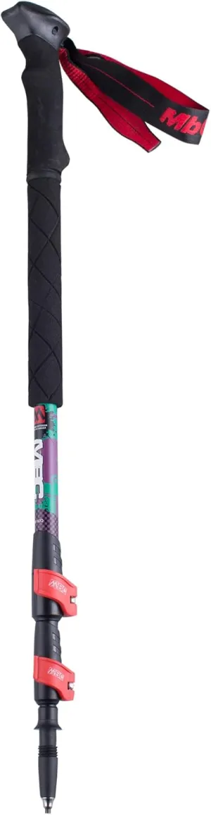 99% Carbon Fiber Trekking Hiking Pole Quick Lock System Ultralight Walking Camping Sticks for Outdoor Sports