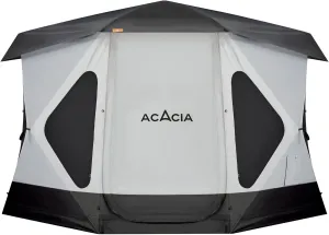 ACACIA Camping Tent, Pop Up Camping Tent with 8 Windows and Footprint, Waterproof Windproof Easy Setup Hub Tent for Family Camping, Hiking and Glamping