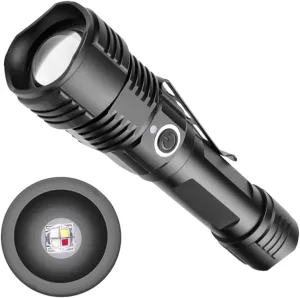 Adjustable 5 Modes Flashlight Rechargeable Camping Lantern for Outdoor Use