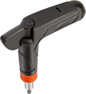 Adjustable T Torque Wrench - 4, 5, 6 NM Includes 3, 4, 5, 6mm Hex and T 25 Tool Bits -1/4 Inch Hex Driver Torque Wrench- Bicycle Maintenance Tool for Road & Mountain Bikes (TB-TW51)