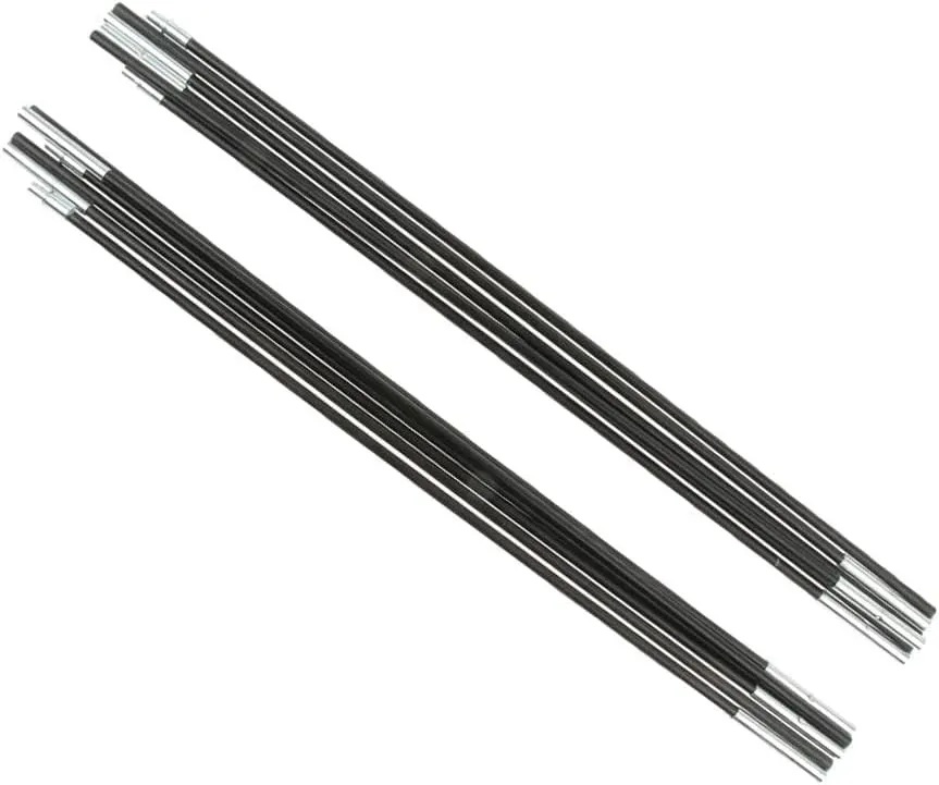 Adjustable Tarp Tent Pole, Lightweight Fiberglass Rod for Camping Backpacking Shelters and Awnings