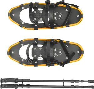 Advanced Snowshoe Kit, Includes Snowshoes, Trekking Poles and Travel Bag