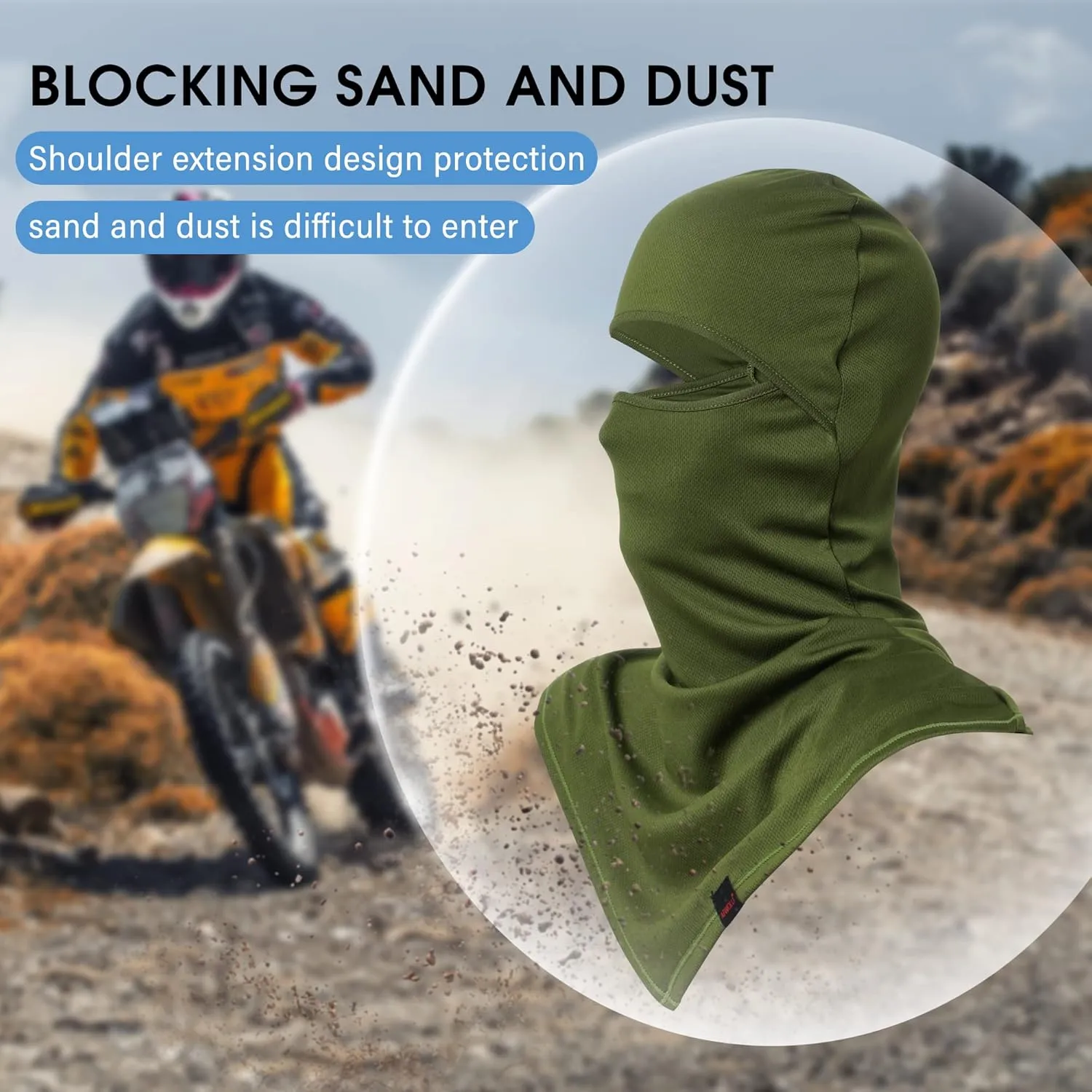 AIWOLU Balaclava Full Face Mask Summer for Sun Protection Breathable Long Neck Covers for Men Women Cycling Fishing…