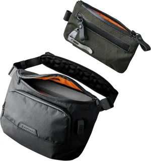 ALPAKA Bravo Sling Max and Zip Pouch Pro,10L RFID-Blocking Sling Laptop Bag for Men with Maglockz Buckle,Slim Zipper Wallet with RFID Blocking, ID Card Holder, YKK Zippers Multi-tool Slot