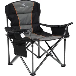 ALPHA CAMP Oversized Camping Folding Chair - Heavy Duty