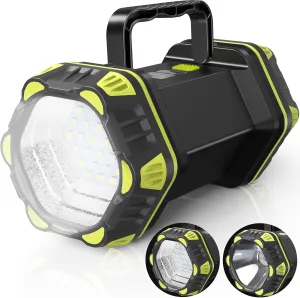 AlpsWolf Camping Lantern Rechargeable, LED Flashlight, 4800 Capacity Battery Powered, Portable Light, 4 4 Modes for Emergency, Outdoor, Power Outages, Fishing
