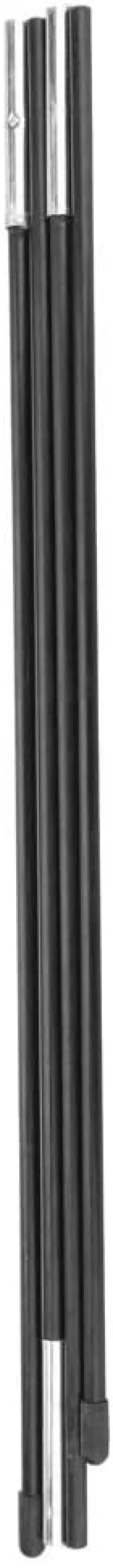 Aluminum Tent Poles for Tarp, One Has Two Sections, Adjustable Tarp Poles for Camping Backpacking,180" Height,Lightweight Replacement Tent