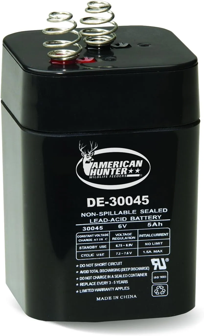 AMERICAN HUNTER GSM DE-30045 6V Rechargeable Lantern Battery