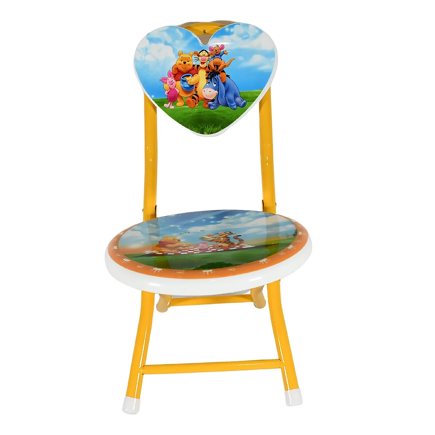 and (1 Playrooms, Heart Schools, Shape Kids Printed Kids Chair Daycares, Pc) Mega sale Cartoon / for Camping Seamless Foldable Metal Fibre Chair Chair Picnic and Beach Folding Children Body Home.