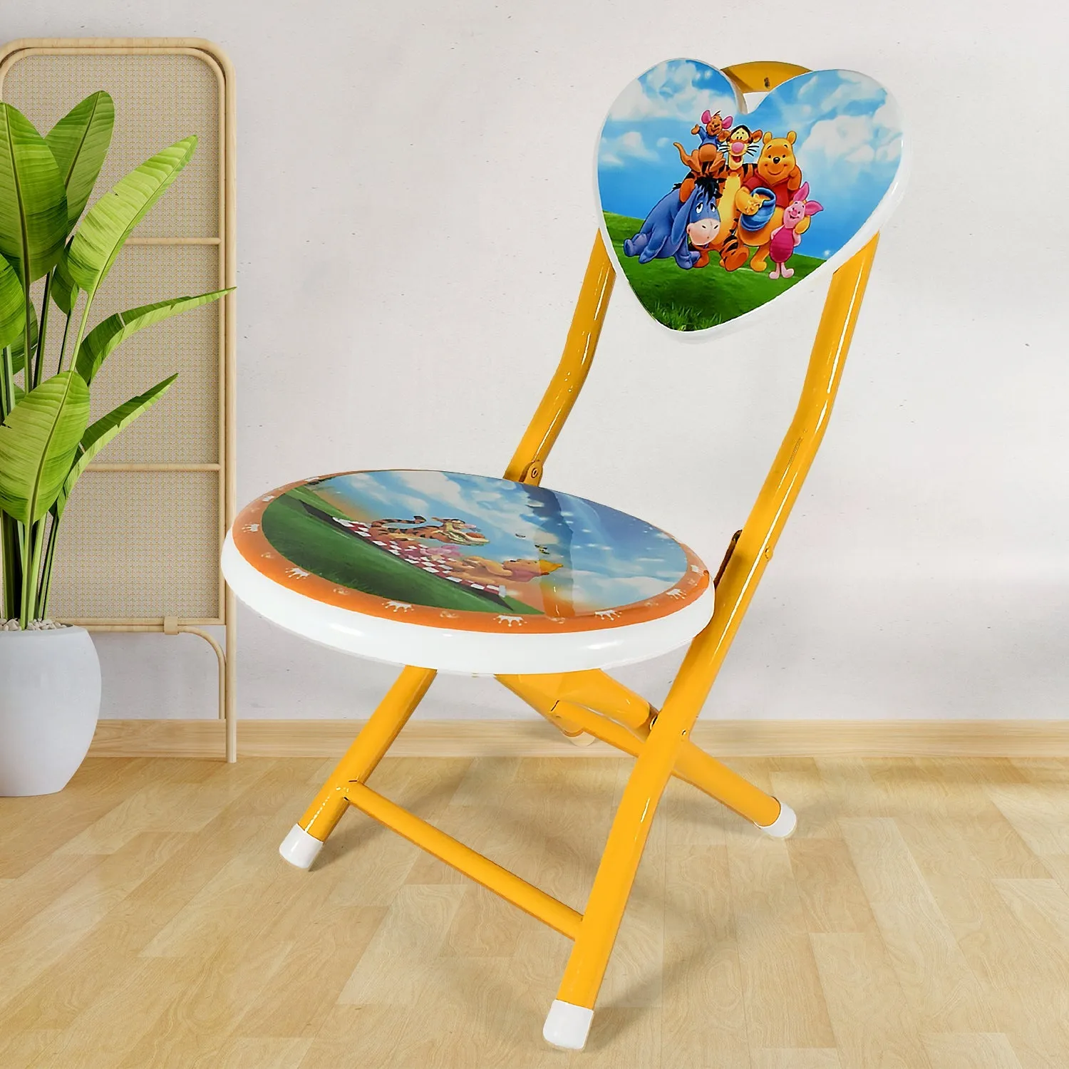 and (1 Playrooms, Heart Schools, Shape Kids Printed Kids Chair Daycares, Pc) Mega sale Cartoon / for Camping Seamless Foldable Metal Fibre Chair Chair Picnic and Beach Folding Children Body Home.