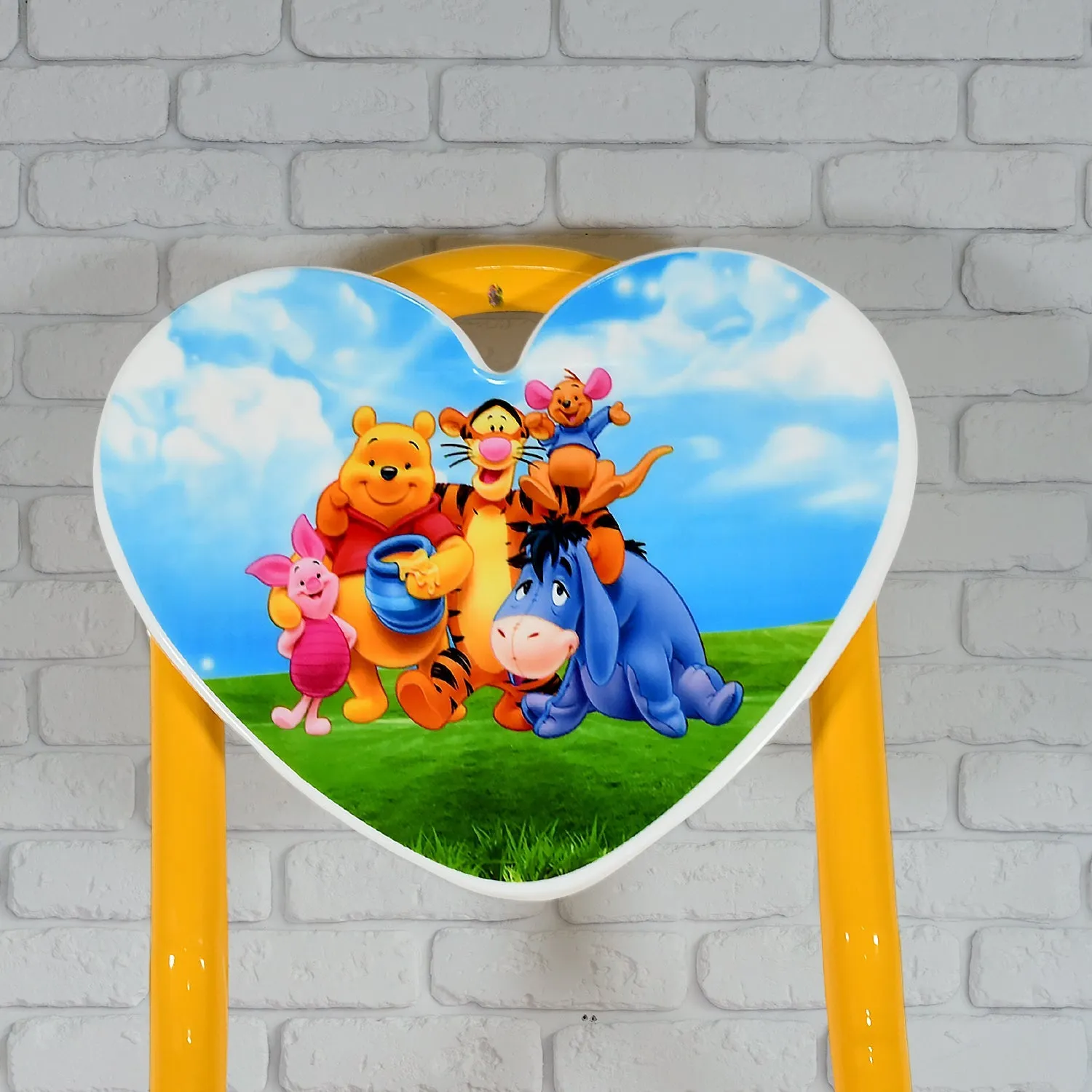 and (1 Playrooms, Heart Schools, Shape Kids Printed Kids Chair Daycares, Pc) Mega sale Cartoon / for Camping Seamless Foldable Metal Fibre Chair Chair Picnic and Beach Folding Children Body Home.