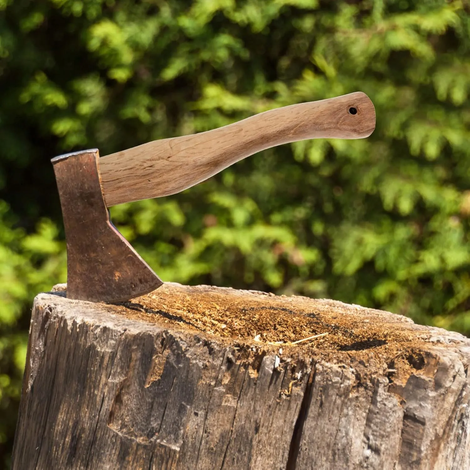 Angoily Hatchet Replacement Handle Wooden Handle for Camping Fitting for Tools Sturdy Construction Easy Installation