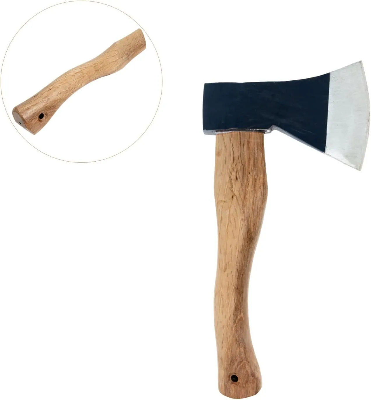 Angoily Hatchet Replacement Handle Wooden Handle for Camping Fitting for Tools Sturdy Construction Easy Installation