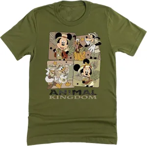 Animal Kingdom Safari Mickey and Friends Vacation Shirt Casual Unisex Short Sleeve