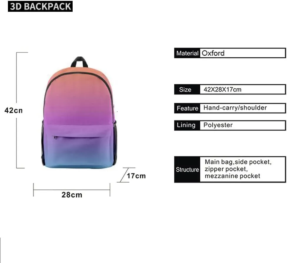 Anime Tonikawa Kawaii Backpack Tonikawa Kawaii Cosplay Daypack Rucksack Mochila 3 Pieces Girls (5)