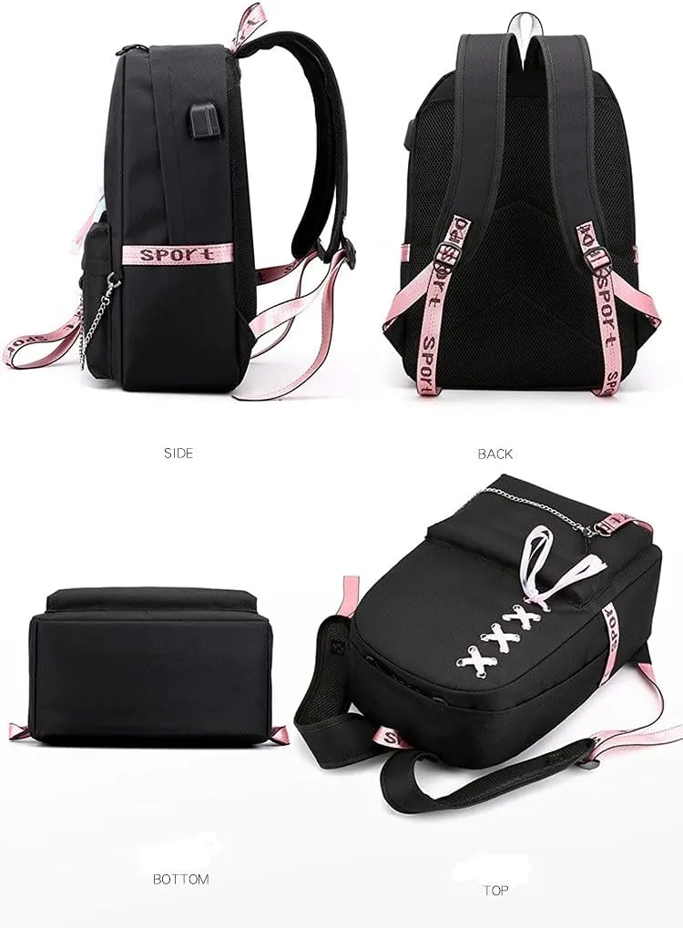 Anime Watashi ni Tenshi ga Maiorita! Backpack Cosplay Mochila Rucksack Ribbon Backpack (4)