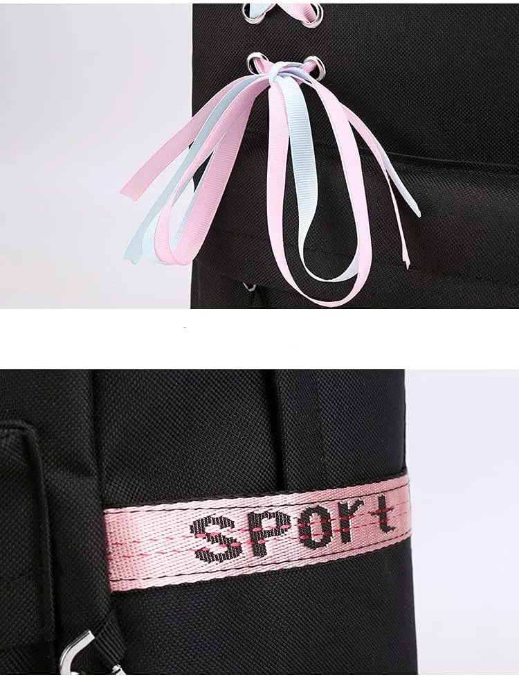 Anime Watashi ni Tenshi ga Maiorita! Backpack Cosplay Mochila Rucksack Ribbon Backpack (4)