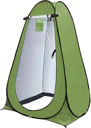 Anngrowy Pop Up Privacy Shower Tent - Portable Outdoor Camping Bathroom Toilet Changing Dressing Room - UPF40  Waterproof