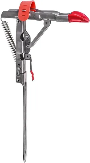Automatic Spring Fishing Rod Holder Folding Fishing Pole Mount Bracket Ground Stand