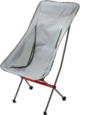 Backpacking Chair Folding Chair with Carrying Bag, Ultra-Light Aluminum Alloy Bracket Camping Chair, Breathable High-Density Mesh Beach Chair Foldable Chair