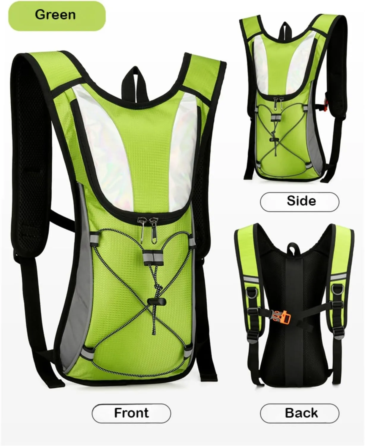 Backpacking Packs, Lightweight Waterproof Hiking Backpack for Men & Women - Cycling, Trekking, and Outdoor Activities (Green)