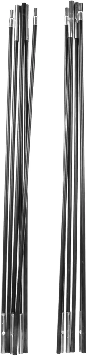 balacoo 1 Set Tent Replacement Poles Tent Rod Replacement Tent Support Rod Portable Tent Fiberglass Tent Rod Tent Building Rod Tent Pole Parts Tools Tarpaulin Outdoor Glass Fiber, 326.00X0.70X0.70CM