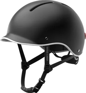 BASE CAMP BC-019 Adult Bike Helmets with Rechargeable Rear Light for Men & Women, Safety Certified Adjustable Urban Stylish Bicycle Helmet for Commuting, Skateboard, Scooter, Ebike