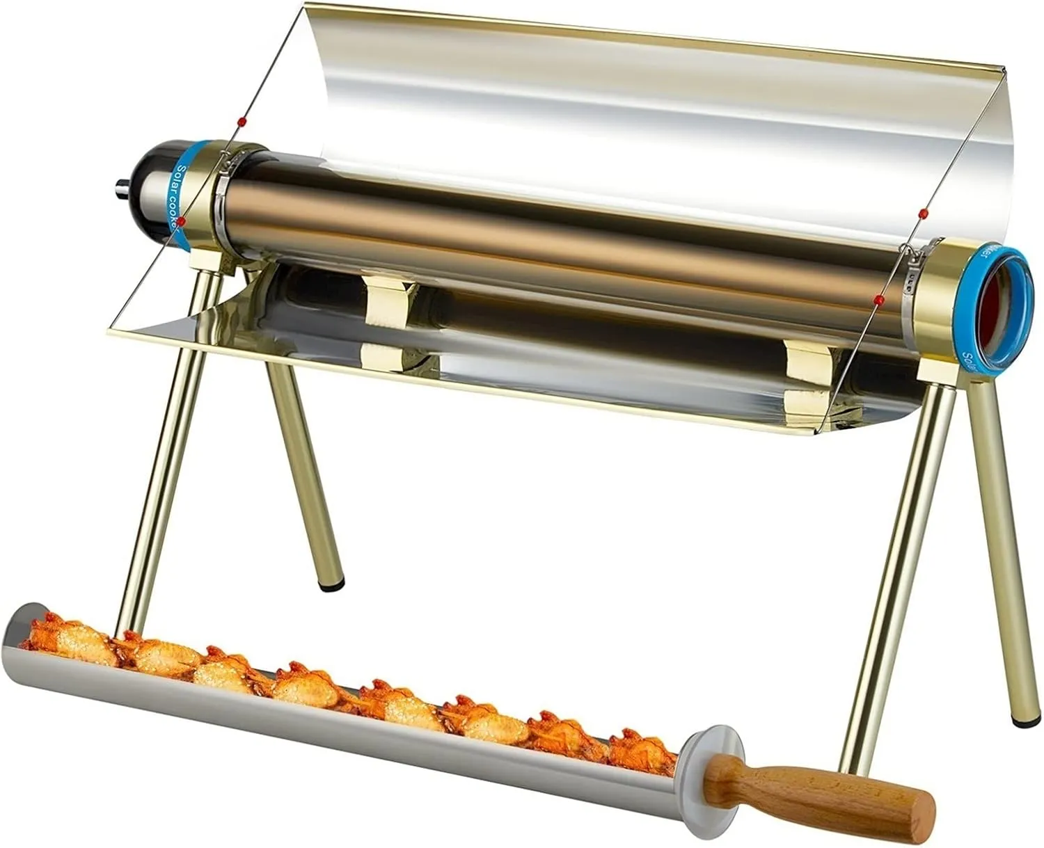 BBQ Solar Oven Sun Cooker Camp Stove Compact Camping Cookware Outdoor Oven & Solar Powered Camping Grill for Outdoor Camping Backpacking Hiking Familiy Party