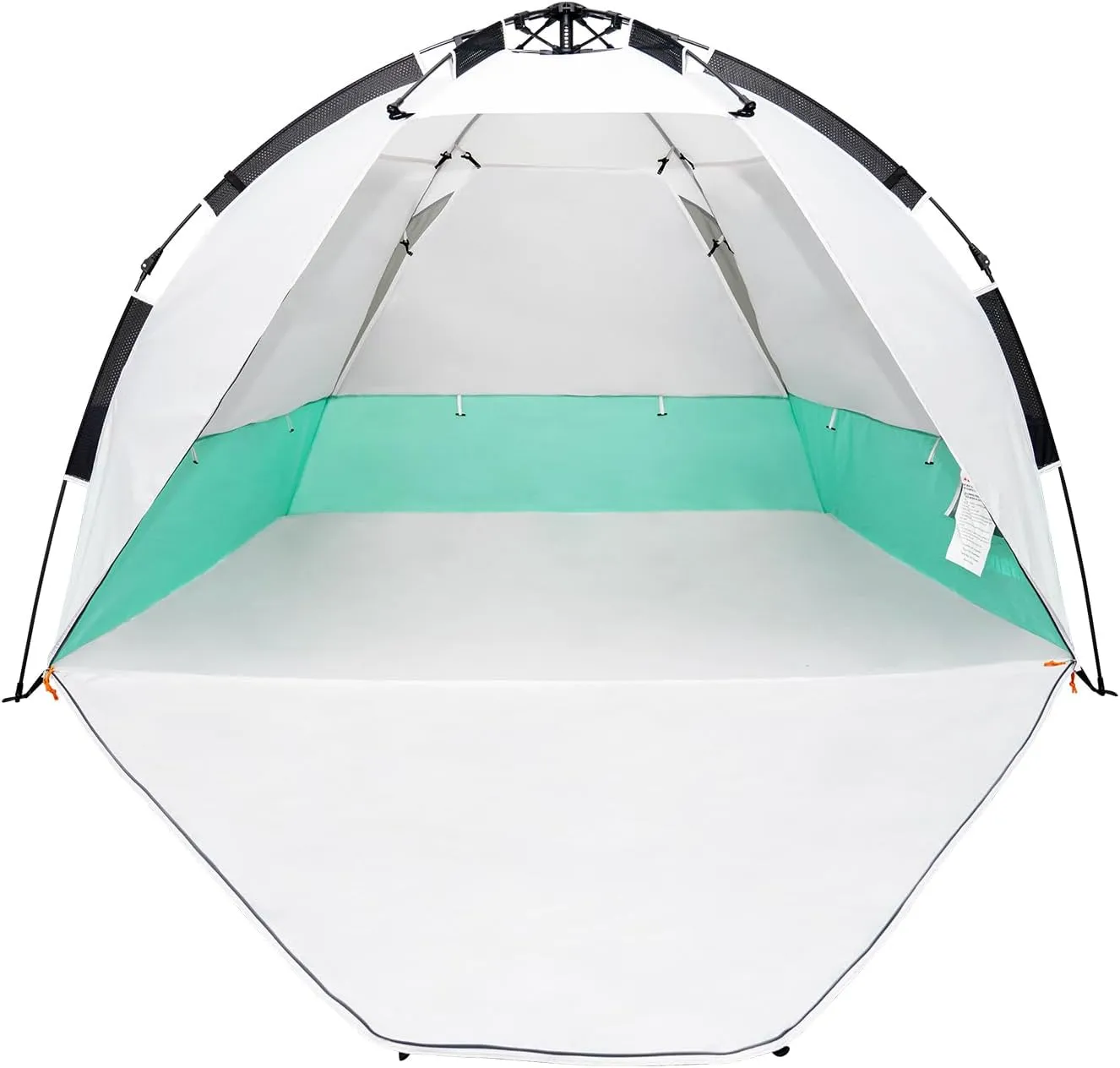 Beach Tent Pop Up Shade, Instant Beach Tents Sun Shelter with UPF 50  UV Protection, Lightweight & Easy Setup Tent 2-6 Person