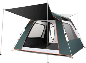Beach Tent Sun Shade Instant Easy Set up Tent with UPF 50  UV Protection Included Carry Bag Stakes Guy Lines (Color : Green, Size : 210cm)