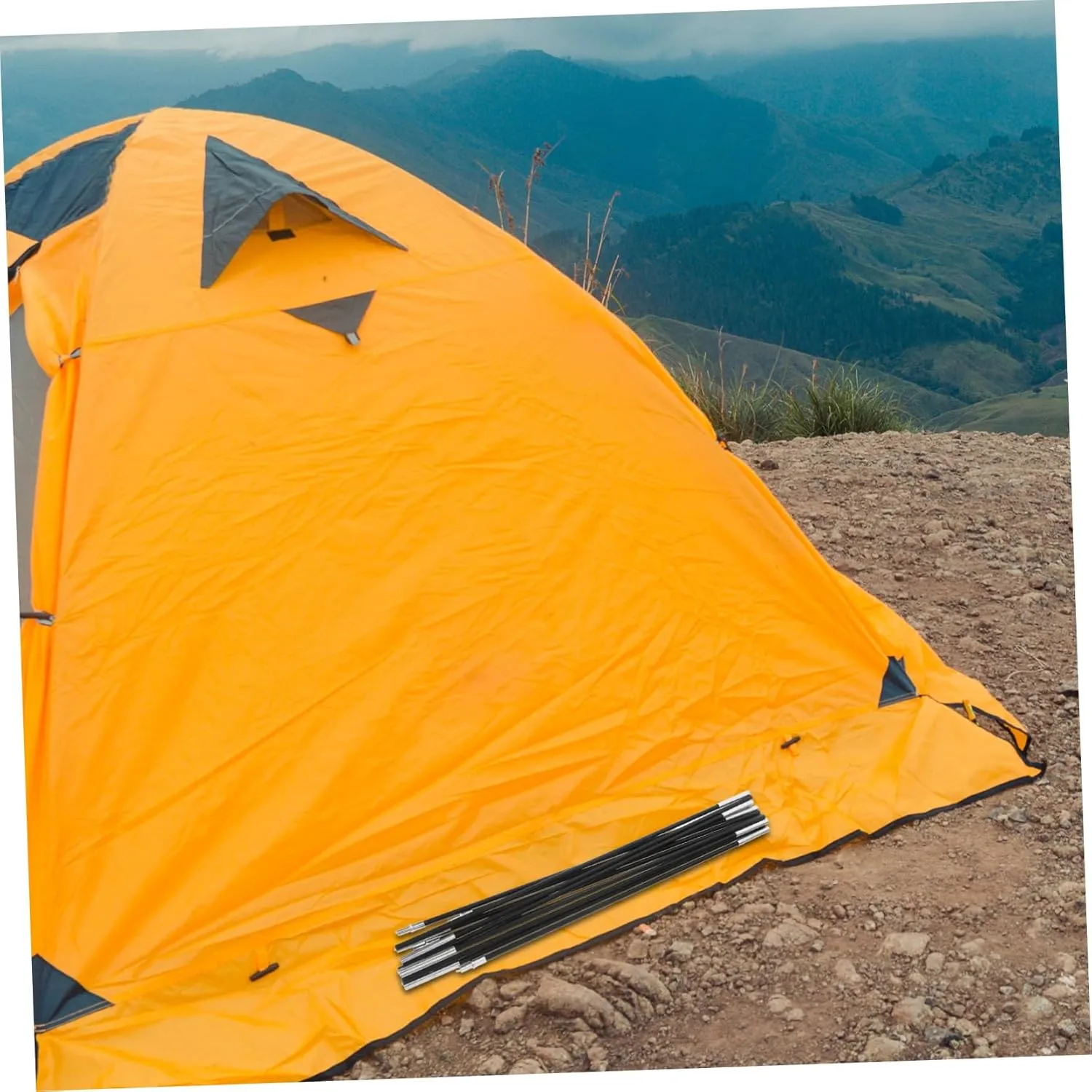BESPORTBLE Multiplayer Tent Pole Replacement Fiberglass Camping Tent Kit Tent Opener Rods Camping Gazebo Tarp Poles