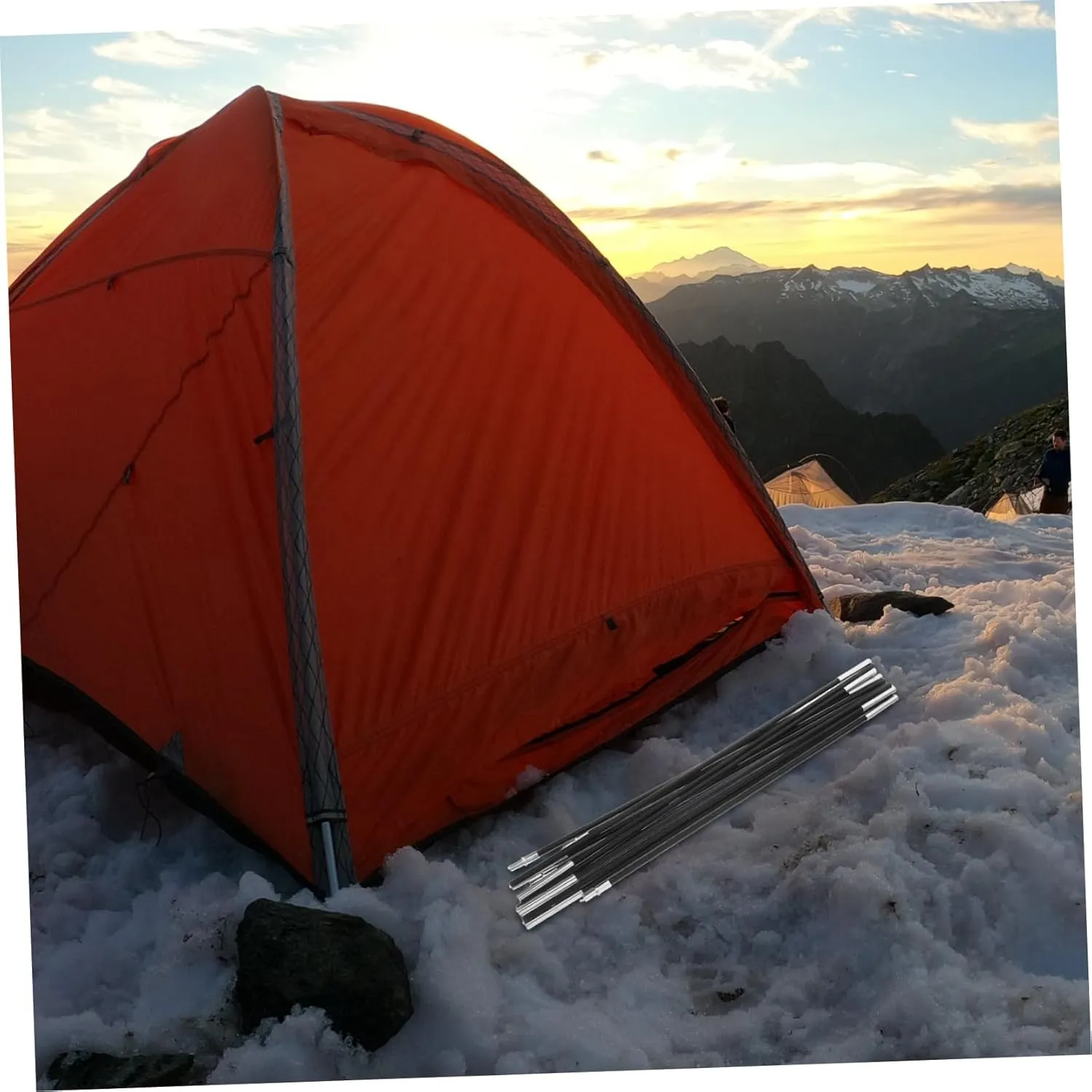 BESPORTBLE Multiplayer Tent Pole Replacement Fiberglass Camping Tent Kit Tent Opener Rods Camping Gazebo Tarp Poles