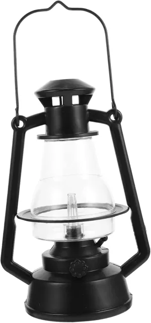 BESPORTBLE Outdoor Hanging Lantern Led Camping Lamp Vintage Style Simulated Flame Battery Operated
