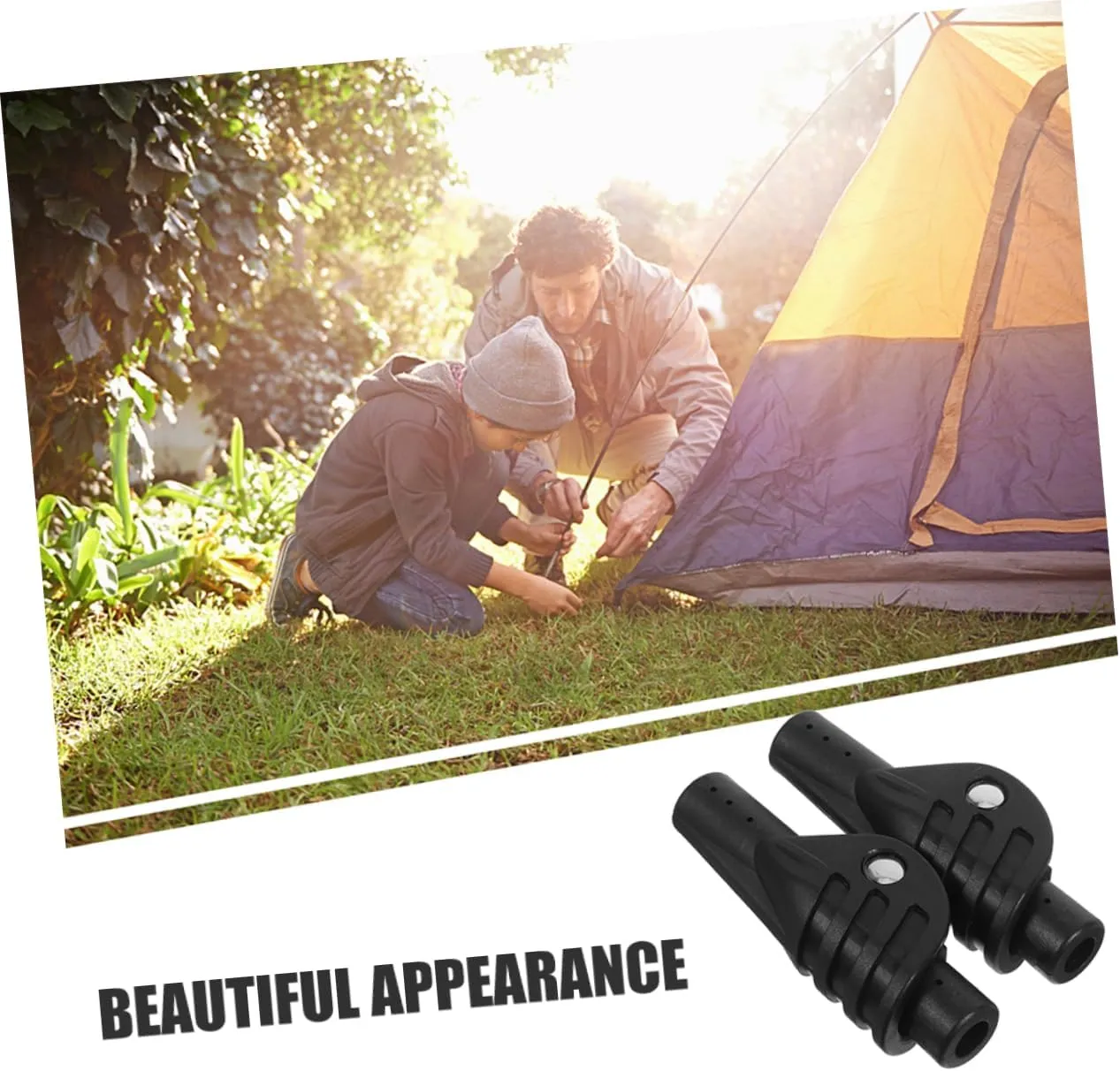 BESPORTBLE Tent Joints Tent Adapter Tent Components Folding Camping Supplies Tent Support Rod Connector DIY Joint