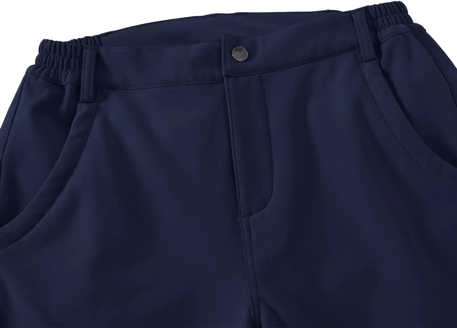 BGOWATU Women's Winter Hiking Pants Fleece Lined Waterproof Windproof Snow Insulated Pants with 6 Pockets